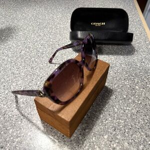 Coach Purple Turquoise Sunglasses